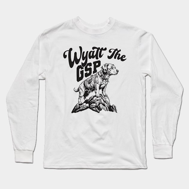 Wyatt The Gsp Long Sleeve T-Shirt by Mandegraph